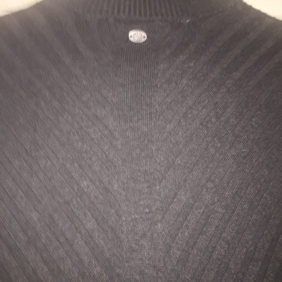 𝅺Athleta gray half-zip sweater dress size medium m - Picture 4 of 5